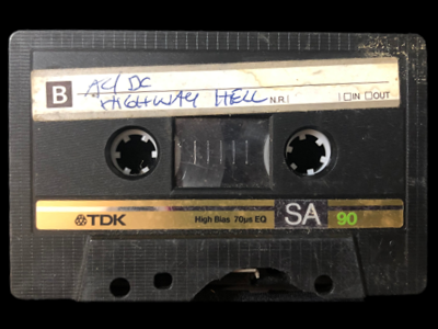 0599 - AC CD - Highway Hell - Broken Outer Cassette